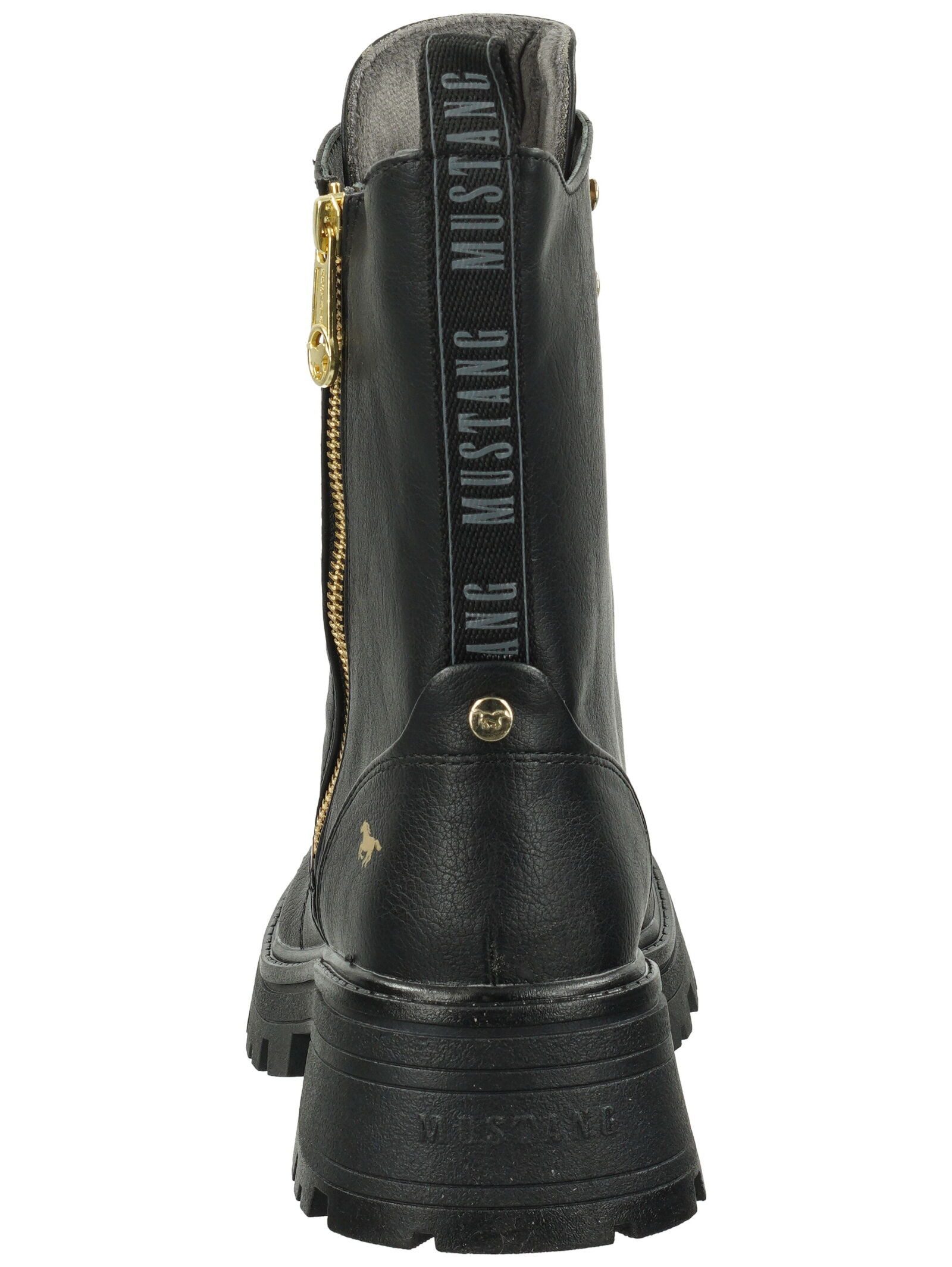 Mustang Shoes Mustang Shoes Stiefelette Lederimitat Schnürstiefelette