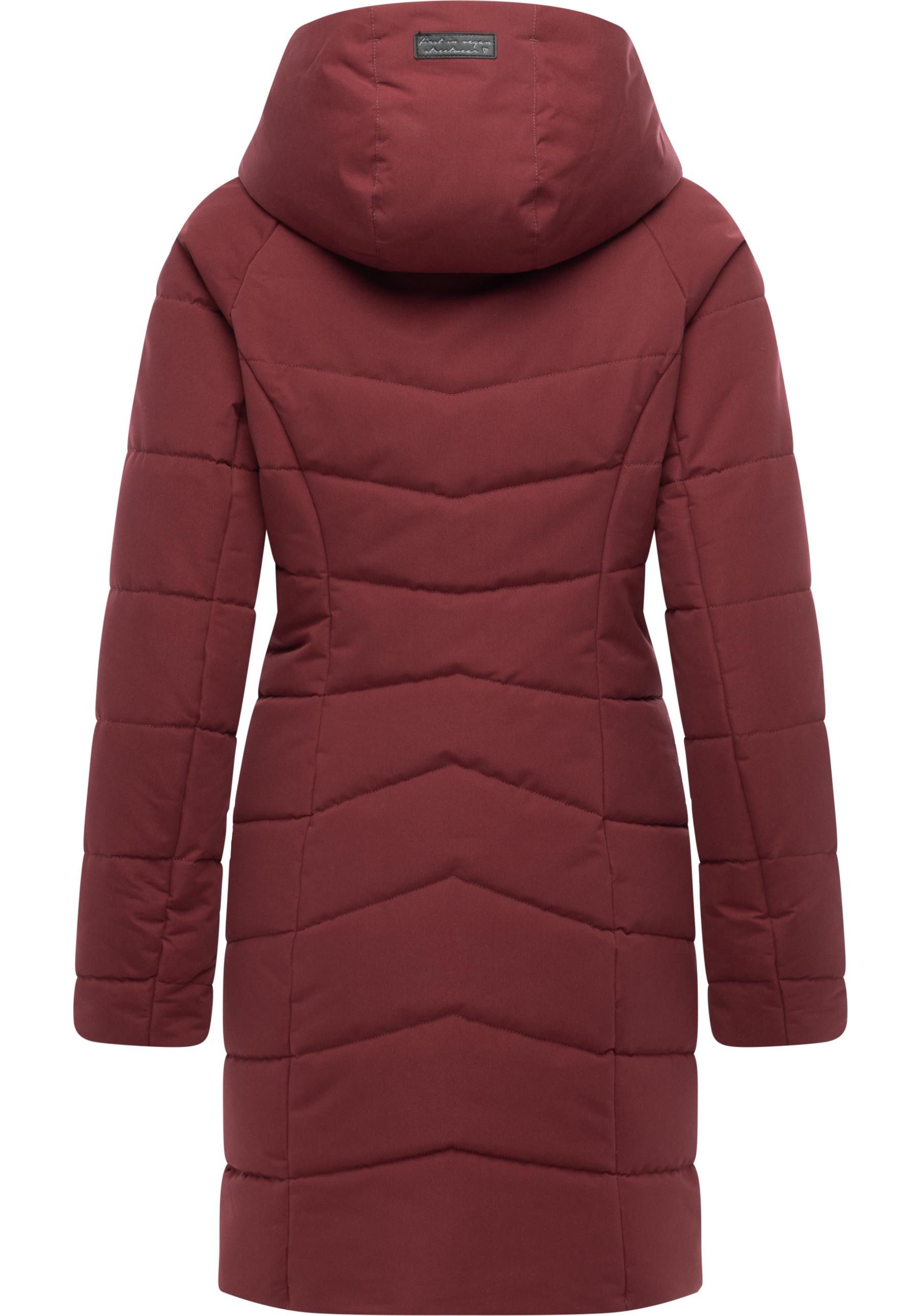 Ragwear Wintermantel Noita YOUMODO Winter Steppmantel mit Kapuze