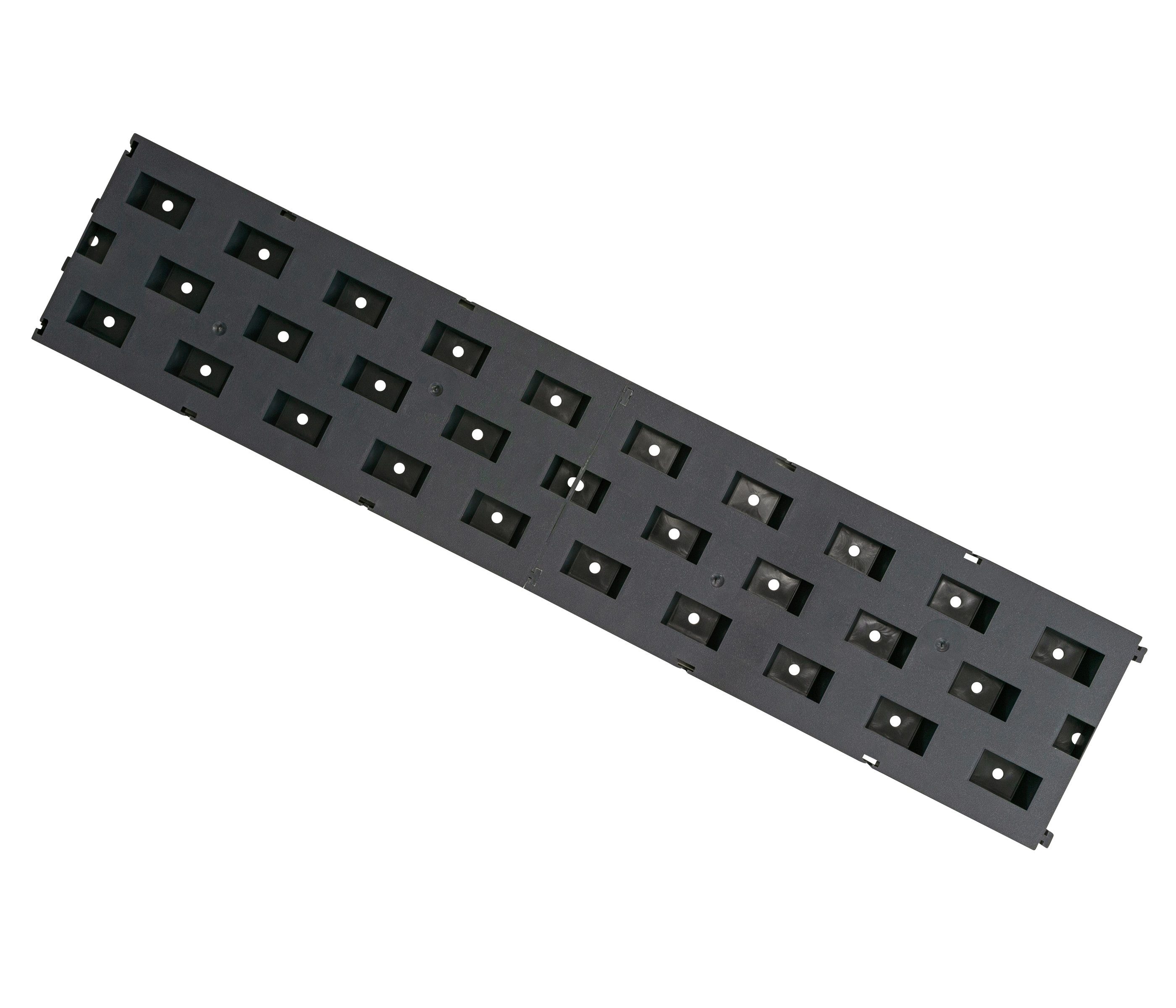 Dehner Rasenkante Beetplatten für den Garten, steckbar, 5 Stück, je ca. 50 x 21 cm