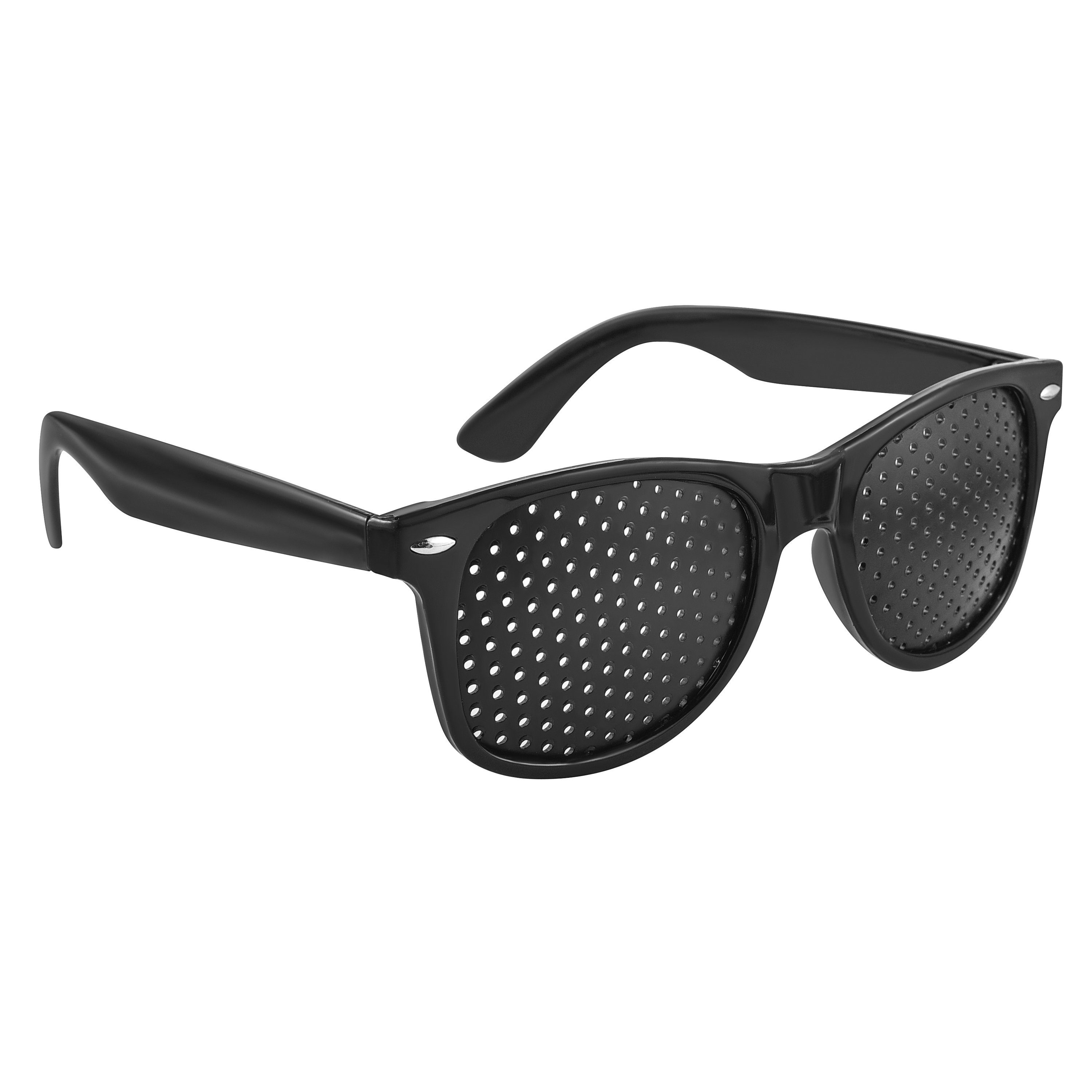 WEBBOMB Brille Augentrainer Lochbrille Gitterbrille Rasterbrille pinhole glasses