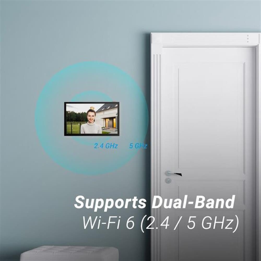 EZVIZ Video-Türsprechanlage EZVIZ HP5 1080p Video-Türsprechanlage mit 7-Zoll Touchscreen (Smart Home Video Türsprechanlage) – Bild 4 von 5