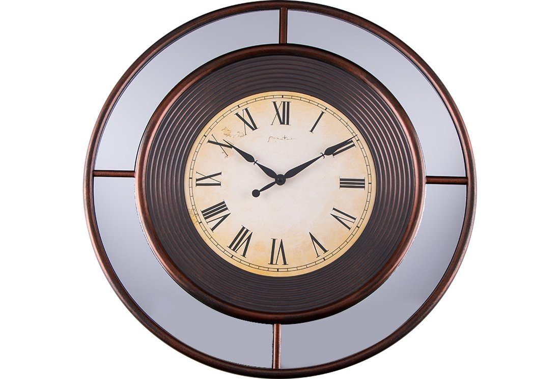 Dekonaz Wanduhr XL, Wanduhr, Römische Zahlen, 62x62 cm