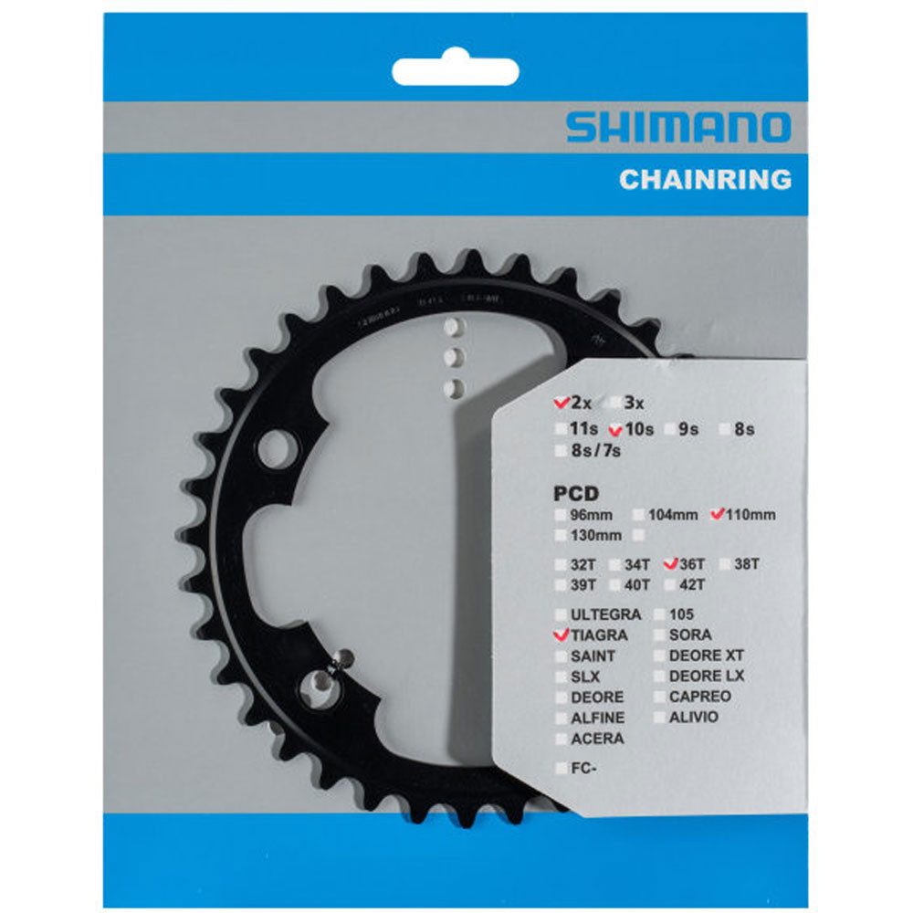 Fahrradkette SHIMANO Kettenblätter TIAGRA FC-4700 36 Zähne 110mm Aluminium Fahrrad