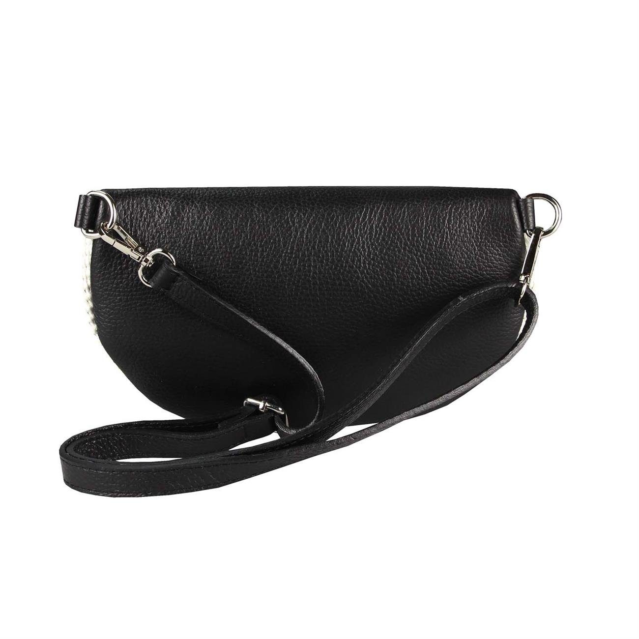 ITALYSHOP24 Bauchtasche Damen Basttasche Schultertasche CrossBody günstig online kaufen