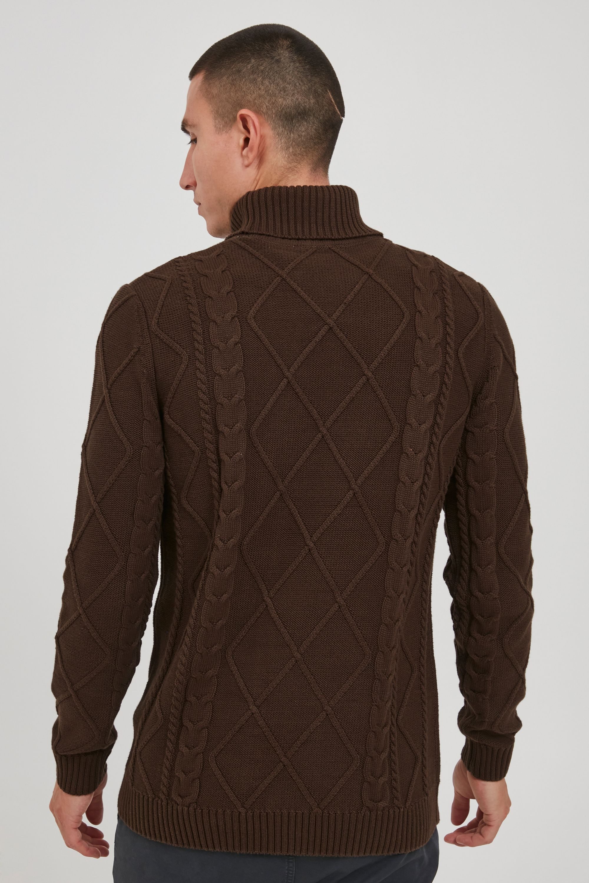 !Solid Strickpullover SDTerence Toller Rollkragenpullover mit Strukturmuster