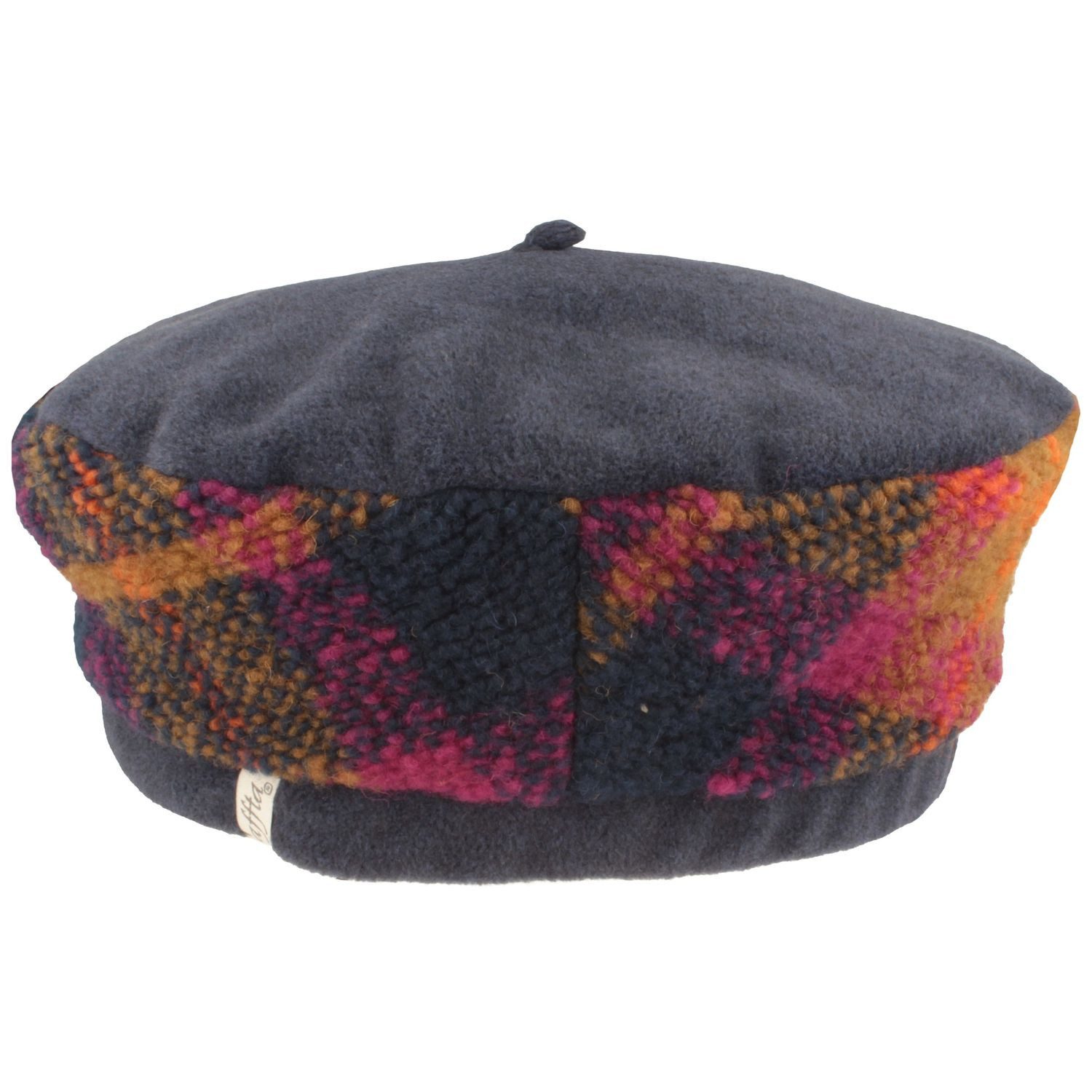 MtM Baskenmütze warme Fleece Winter-Baskenmütze mit Multicolor Wollstoff