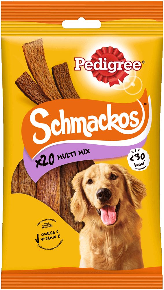 Pedigree PEDIGREE® SCHMACKOS™ Multimischung 20 Stück, Snack für: Hunde