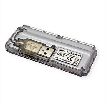 VALUE USB 2.0 Notebook Hub, 4 Ports, ohne Netzteil Computer-Adapter, 30.0 cm