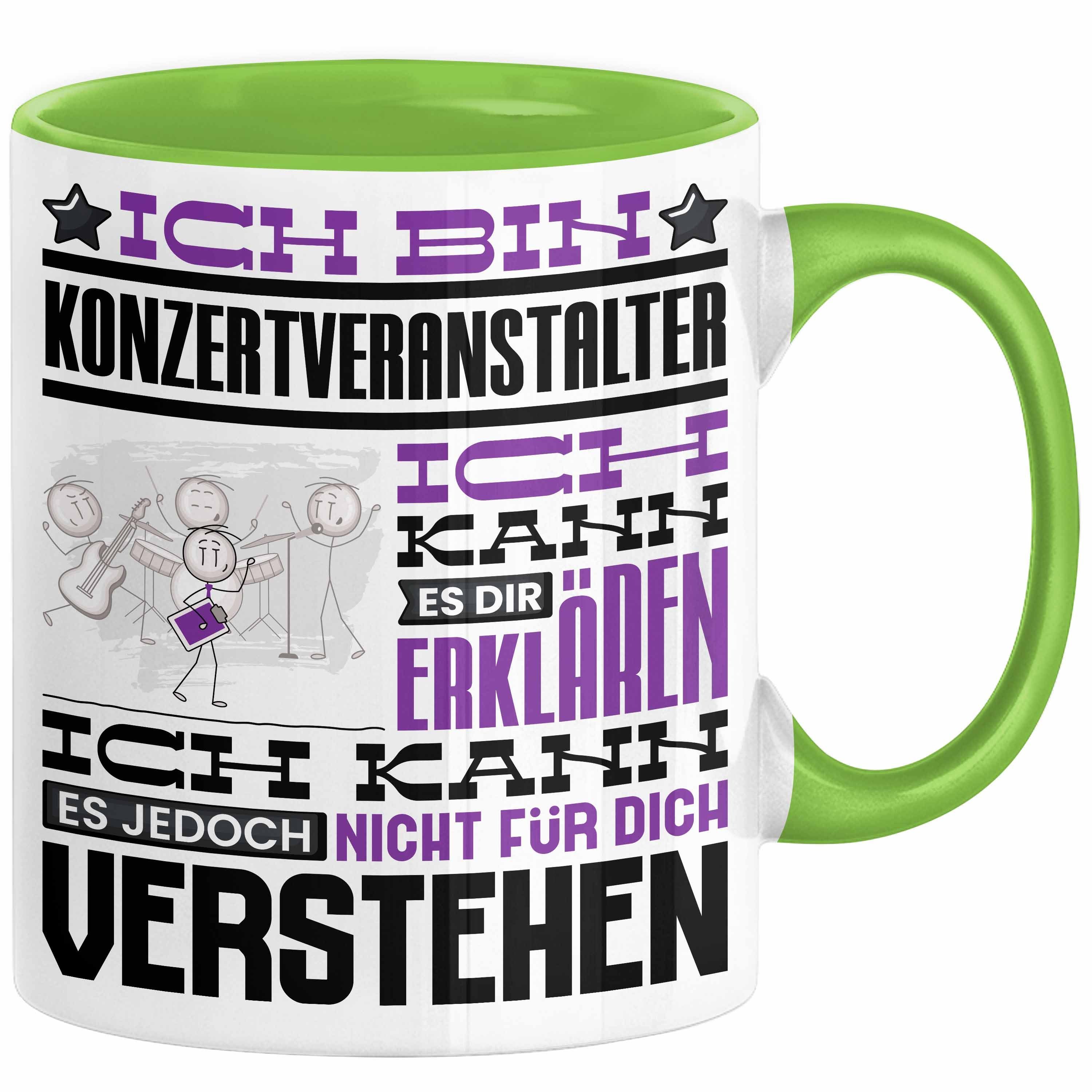 Tasse Konzertveranstalter Geschenk Tasse Lustige Geschenkdiee für einen Konz