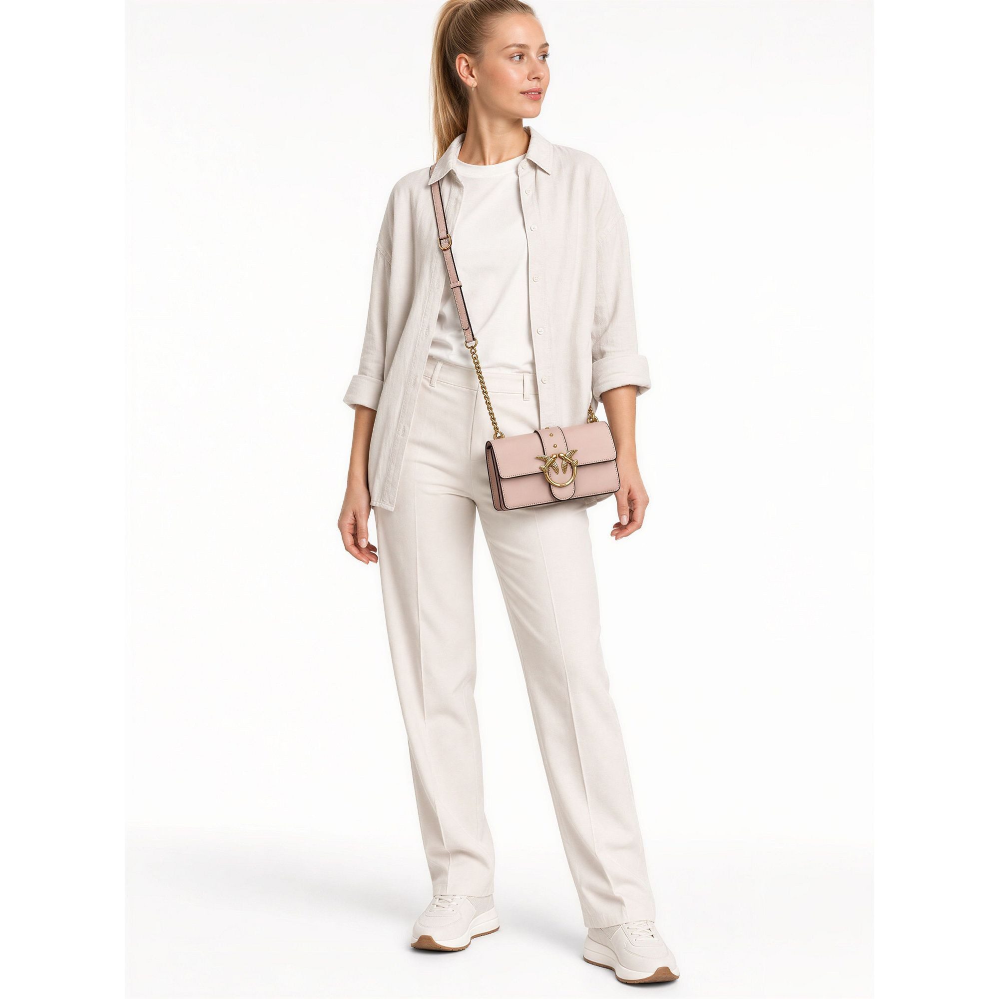 PINKO Umhängetasche Love One, Leder