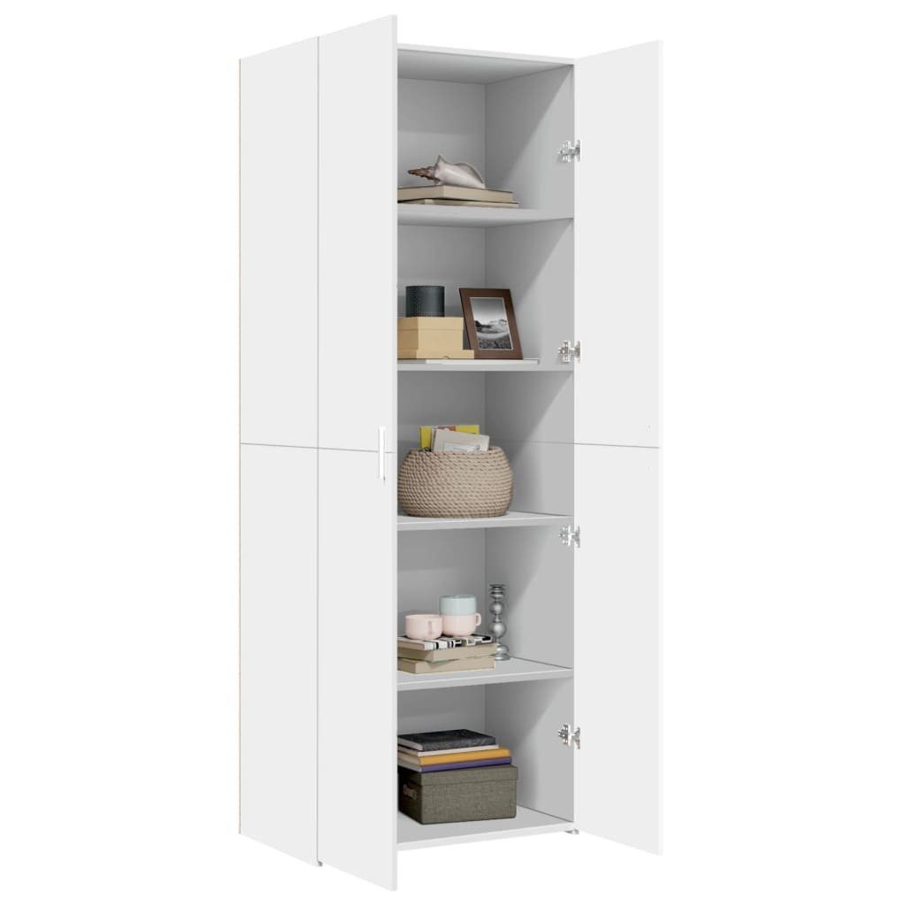 vidaXL Highboard Highboard Weiß 70x42,5x185 cm günstig online kaufen