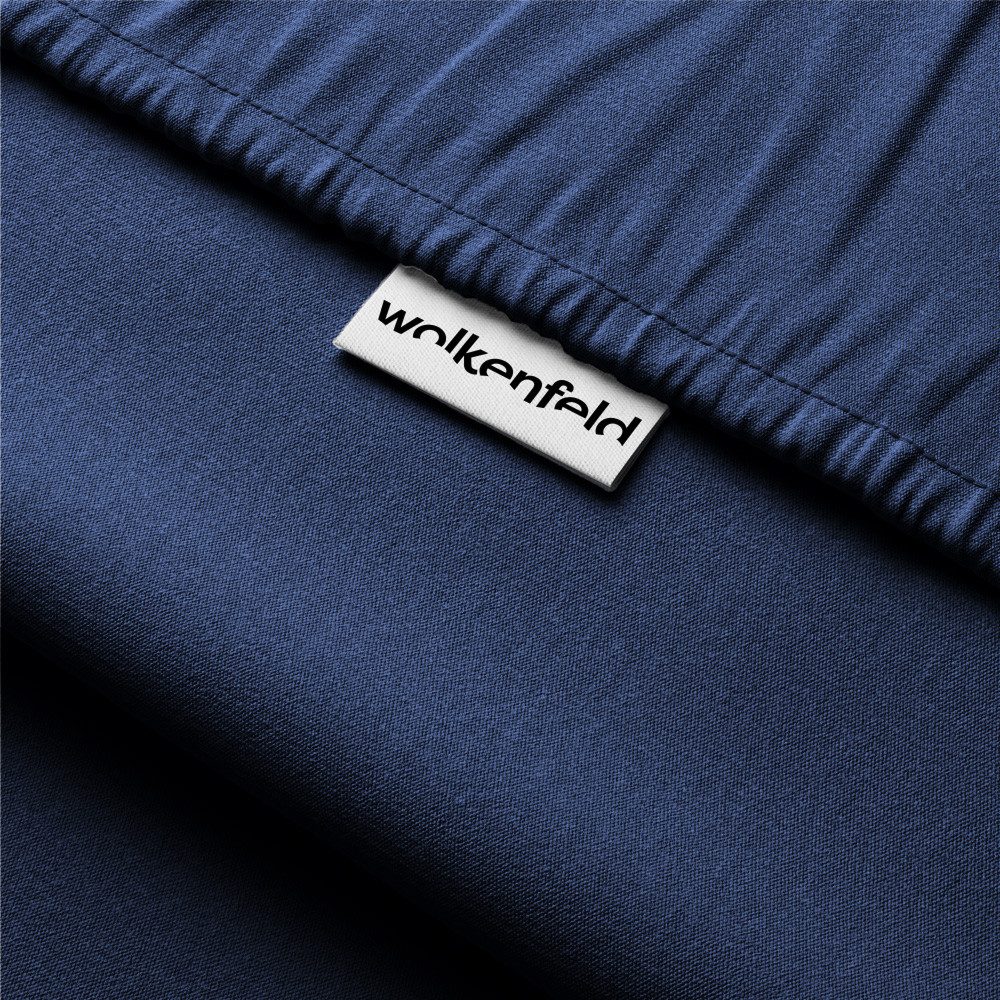 Wolkenfeld Spannbettlaken Boxspringbett Bettlaken - Spannbetttuch für Matratzen bis 40cm, Jersey, Gummizug: rundum, (1 Stück), Elastisch & Rutschfest: 90x200, 140x200, 160x200, 180x200 & Übergrößen