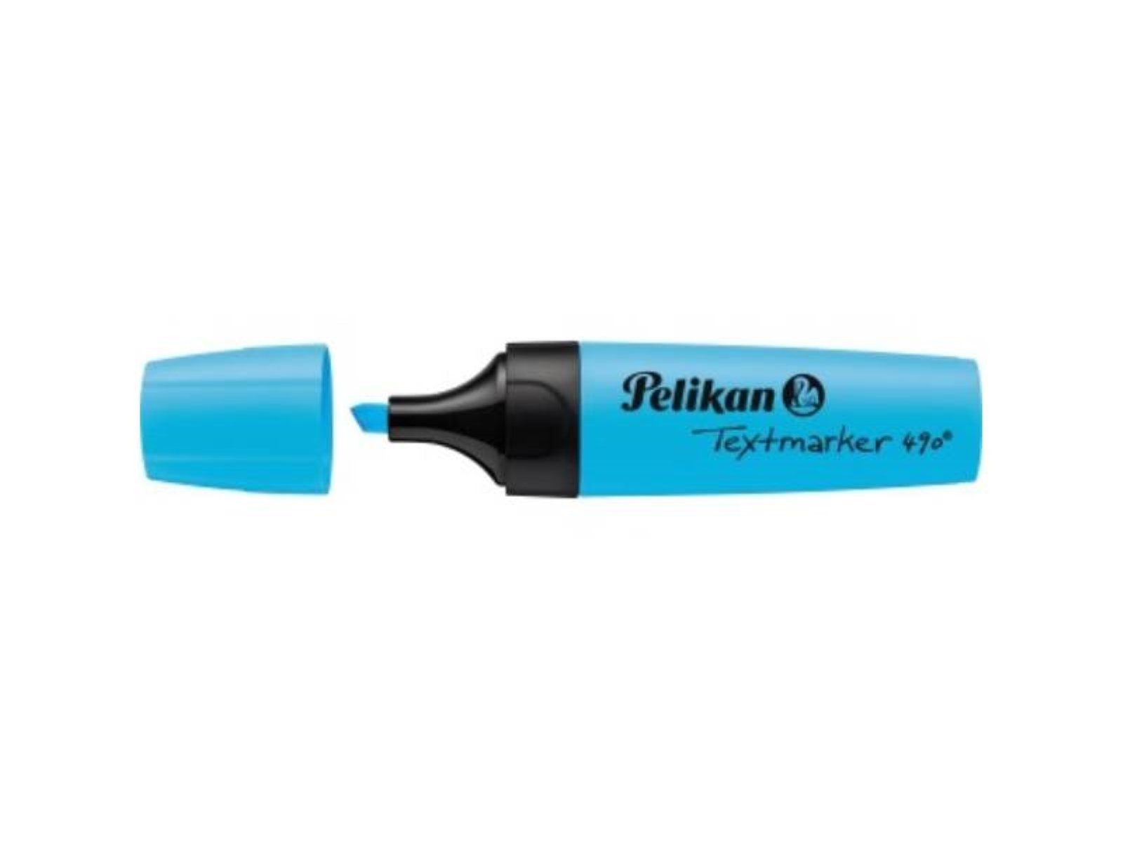 Pelikan Marker Pelikan Textmarker 490 814133 1,2-5mm Keilspitze blau