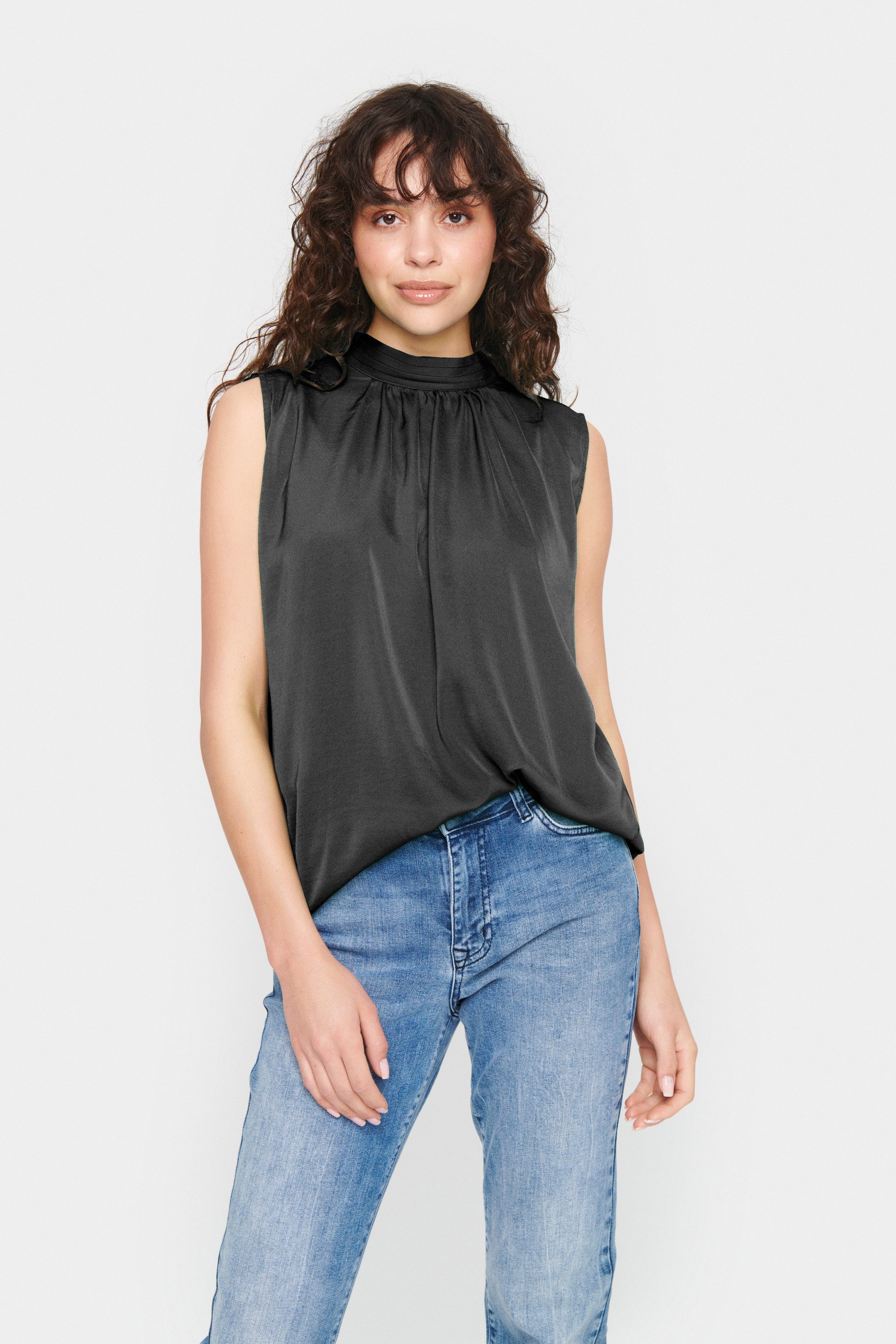 Saint Tropez Blusentop Bluse ärmellos AileenSZ – Bild 2 von 5