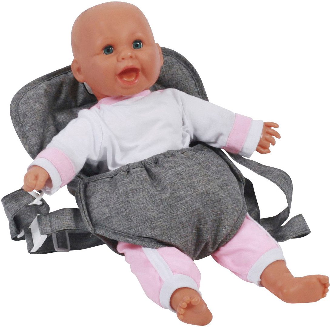 CHIC2000 Puppen Bauchtrage Jeans Grey günstig online kaufen