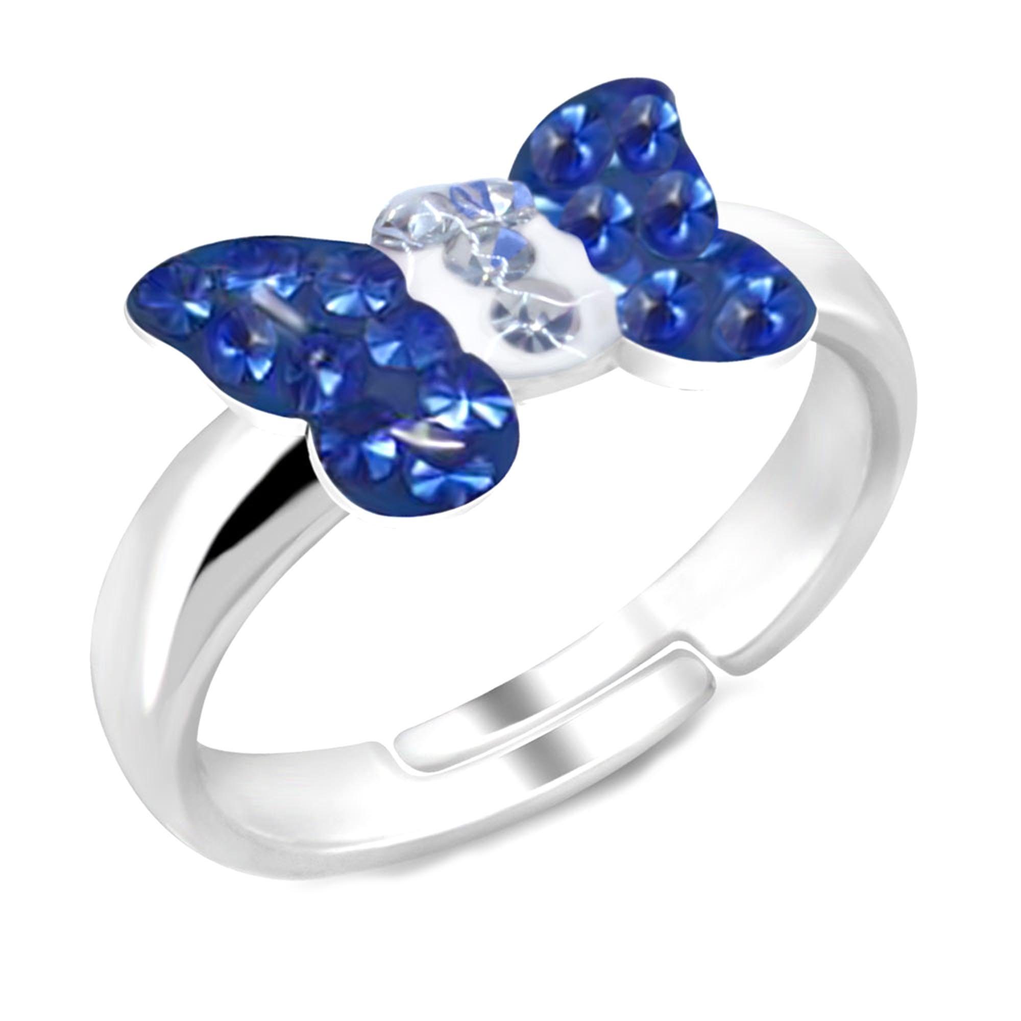 Fingerring Kinder Ring Schmetterling 925 Silber