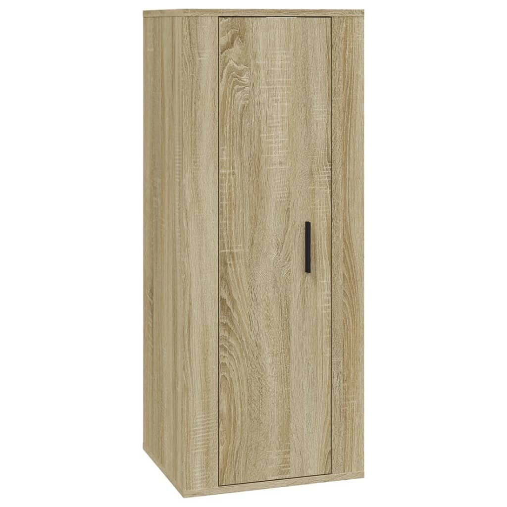 vidaXL Sonoma-Eiche 3-tlg. Eiche TV-Schrank Sonoma TV-Schrank-Set Holzwerkstoff (3-St)