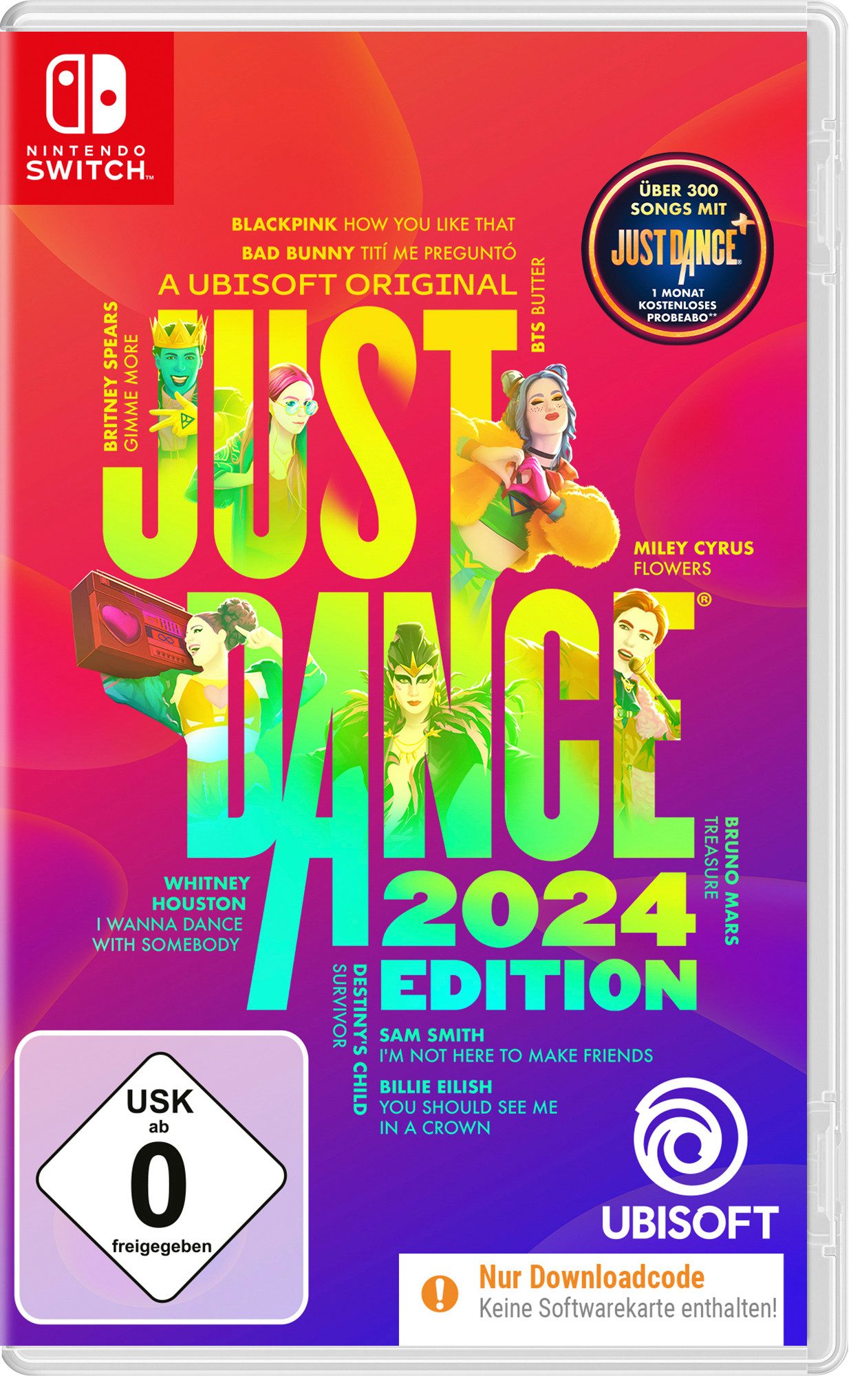 Just Dance 2024 Nintendo Switch, Code in a Box
