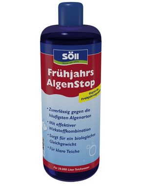 SÖLL Algenbekämpfung Söll Algenentferner 1 Liter Frühjahrsalgenstop für 20 Qbm Teichwasser