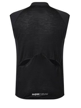 SUPER.NATURAL Funktionsweste Merino Funktionsweste M UNSTOPPABLE GILET windabweisend