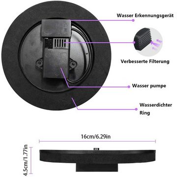 Sross Gartenbrunnen Solar Springbrunnen, Solar Teichpumpe mit 6 Fontänenstile (1.4W)