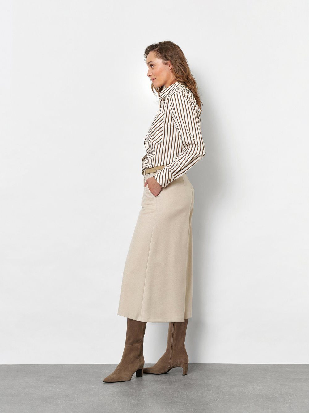 TONI Culotte Culotte aus fließendem Gabardine