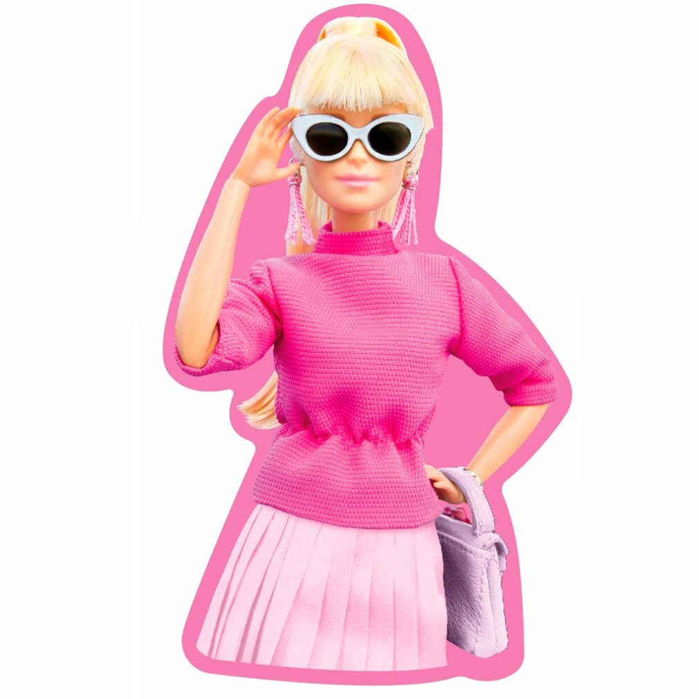 Mattel GmbH Dekokissen Barbie 3D Kissen