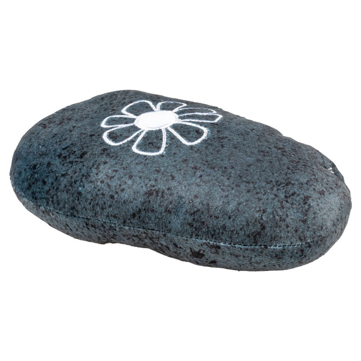 DUVO+ Tierkuscheltier Katzenspielzeug Eco Blossom Kickkissen mit Katzenminze schwarz