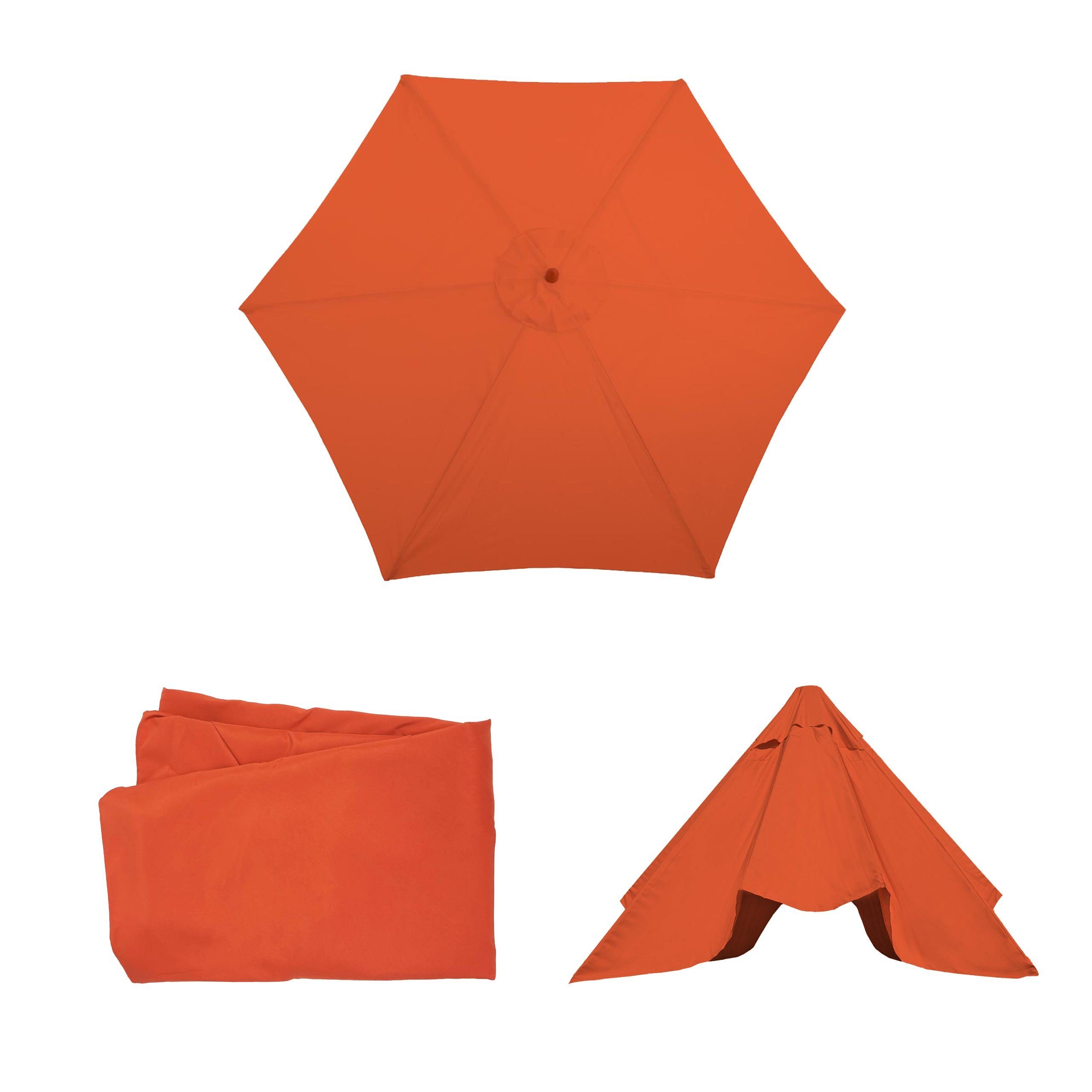 MCW Ampelschirmbespannung Lissabon-B-S, Ø 3 cm, Wasser- und Schmutzabweisend, UV-Schutz 50
