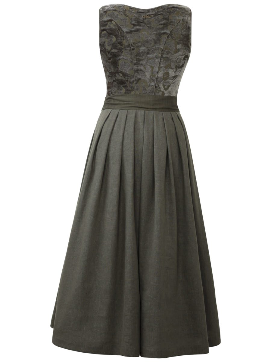 Madame Marie Dirndl Dirndl Velirina 75cm Länge thymian – Bild 3 von 3