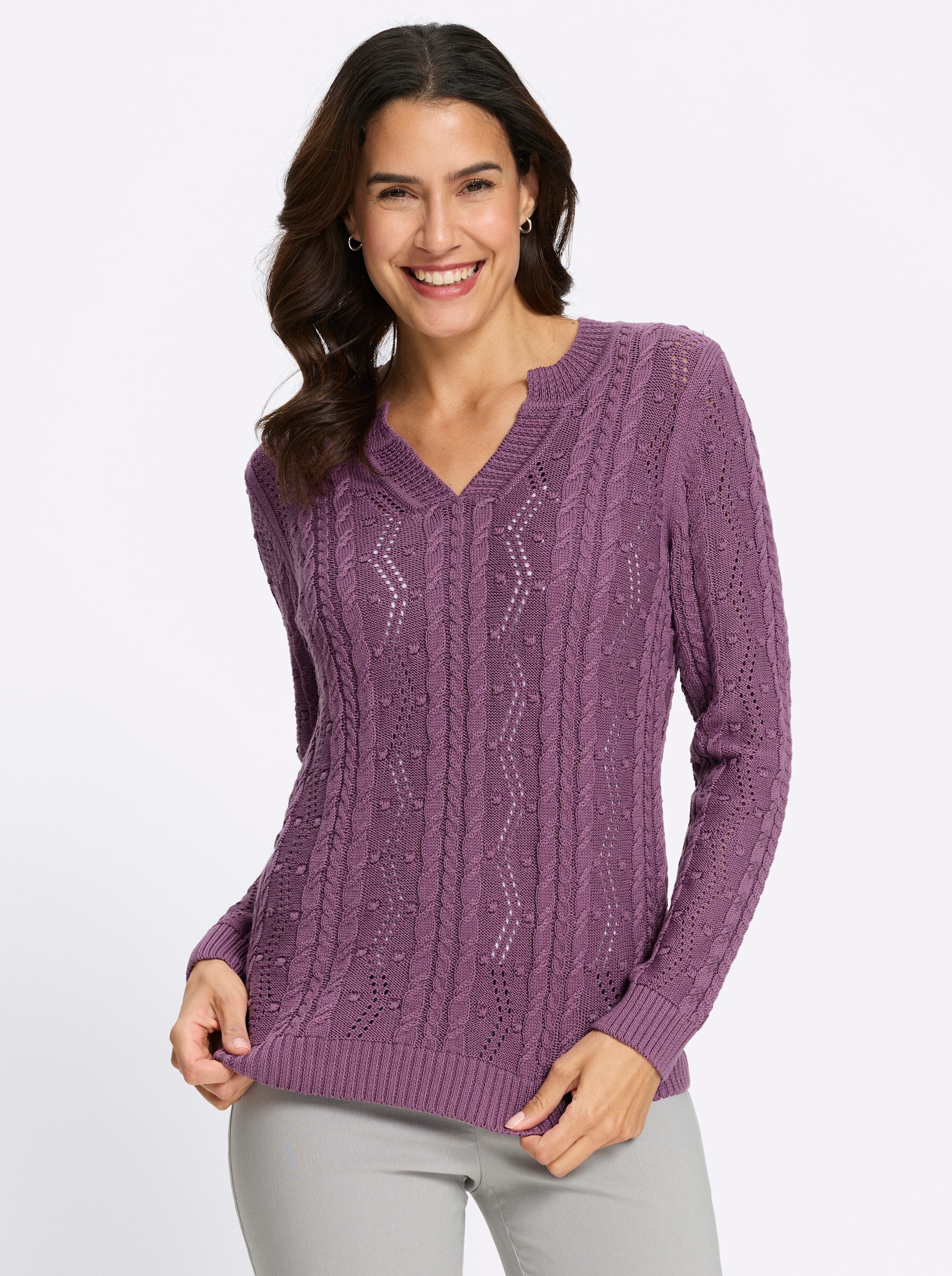 Strickpullover Pullover Langarm