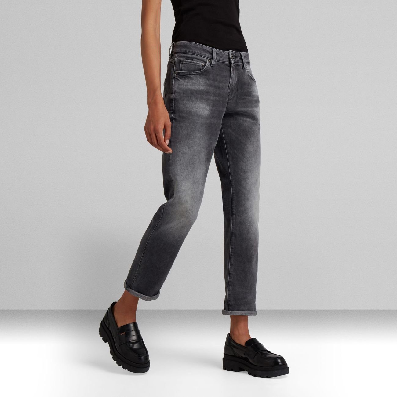 Günstiger beliebter neuer Artikel G-Star RAW Boyfriend-Hose Kate Vintage Boyfriend (1-tlg) Basalt