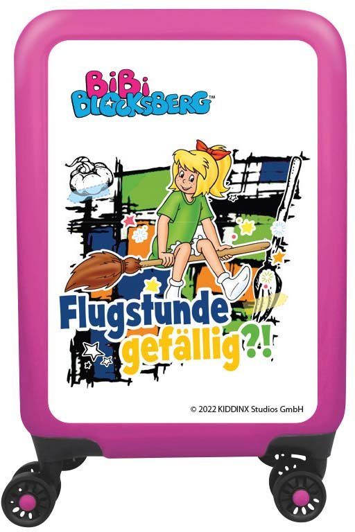 Kiddinx Kinderkoffer Bibi Blocksberg Flugstunde, 55 cm, 4 Rollen, Made in  Germany