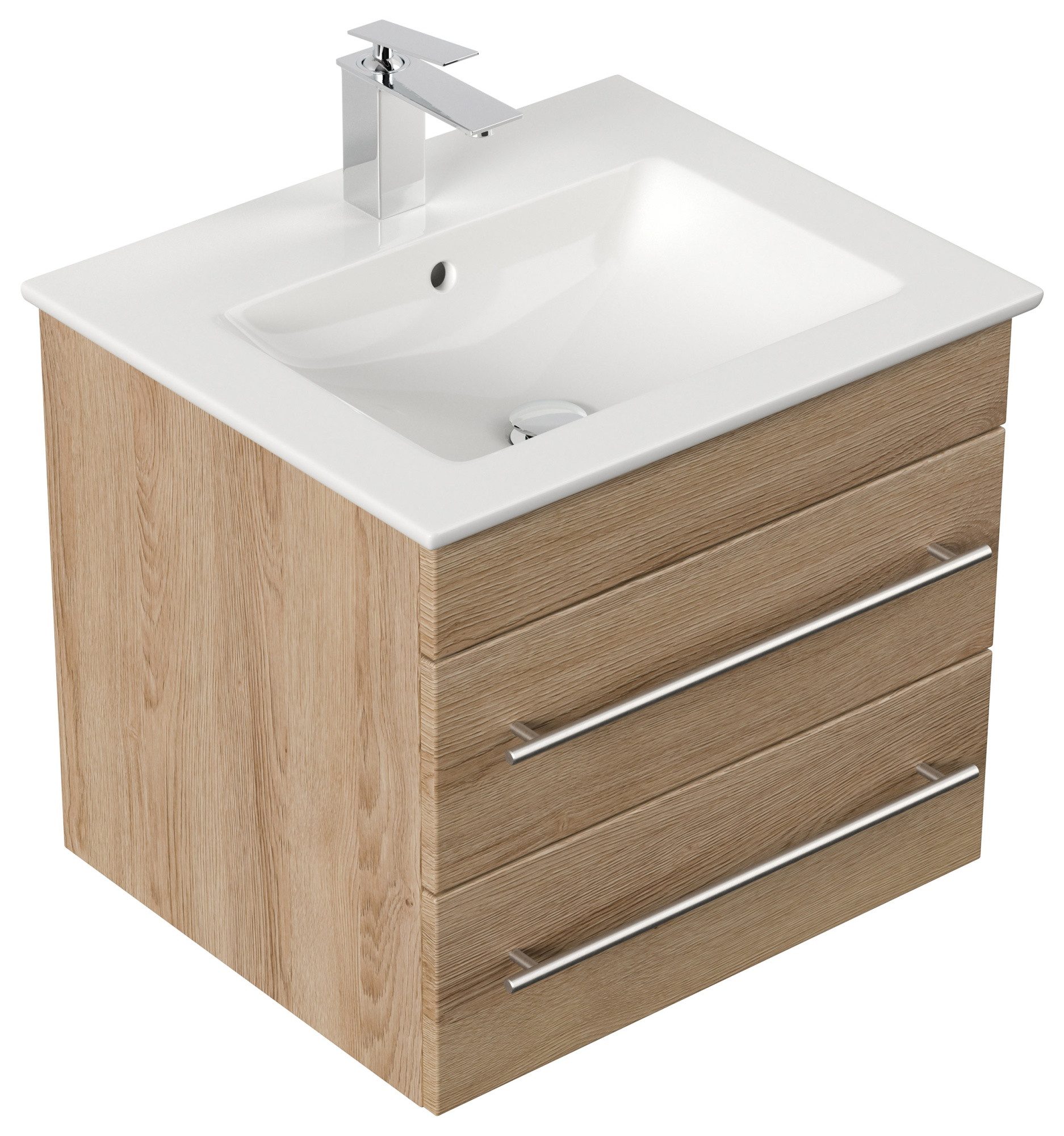 Badmöbel Set Taifun 4tlg. 100 Cm Mit LED Spiegel,  Produktbild-Vorschau 5