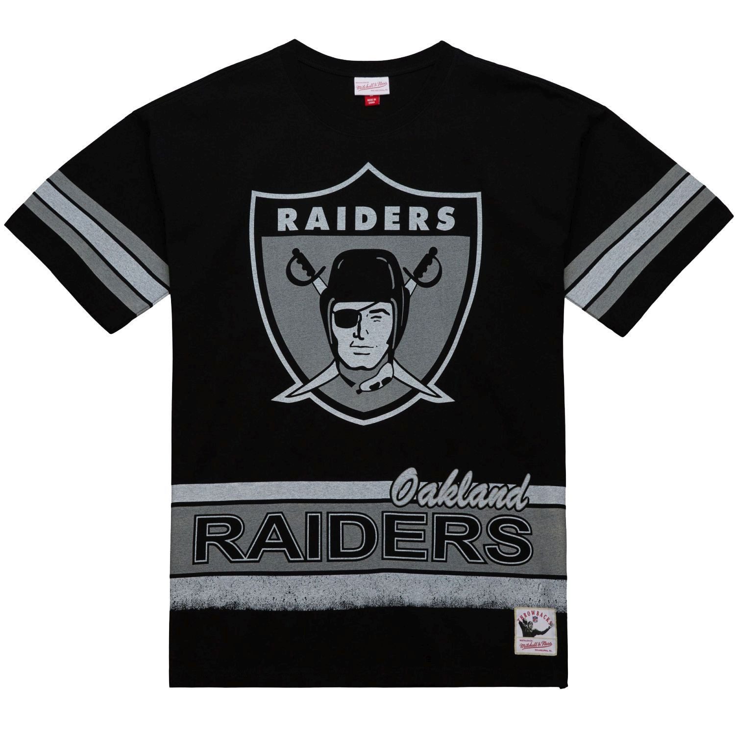 Mitchell & Ness Print-Shirt Oversized Oakland Raiders