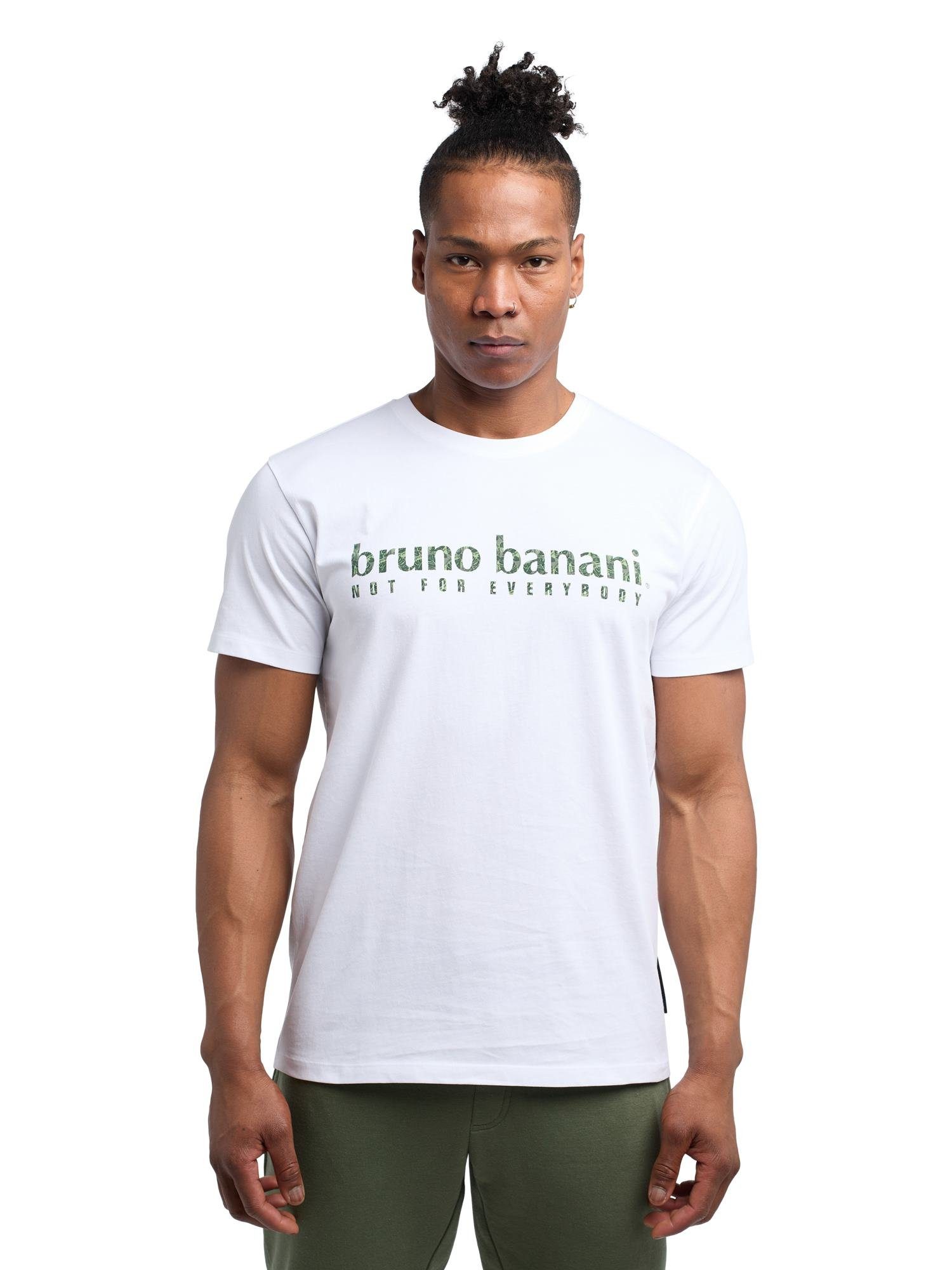 Bruno Banani T-Shirt Abbott Grün Weiß 