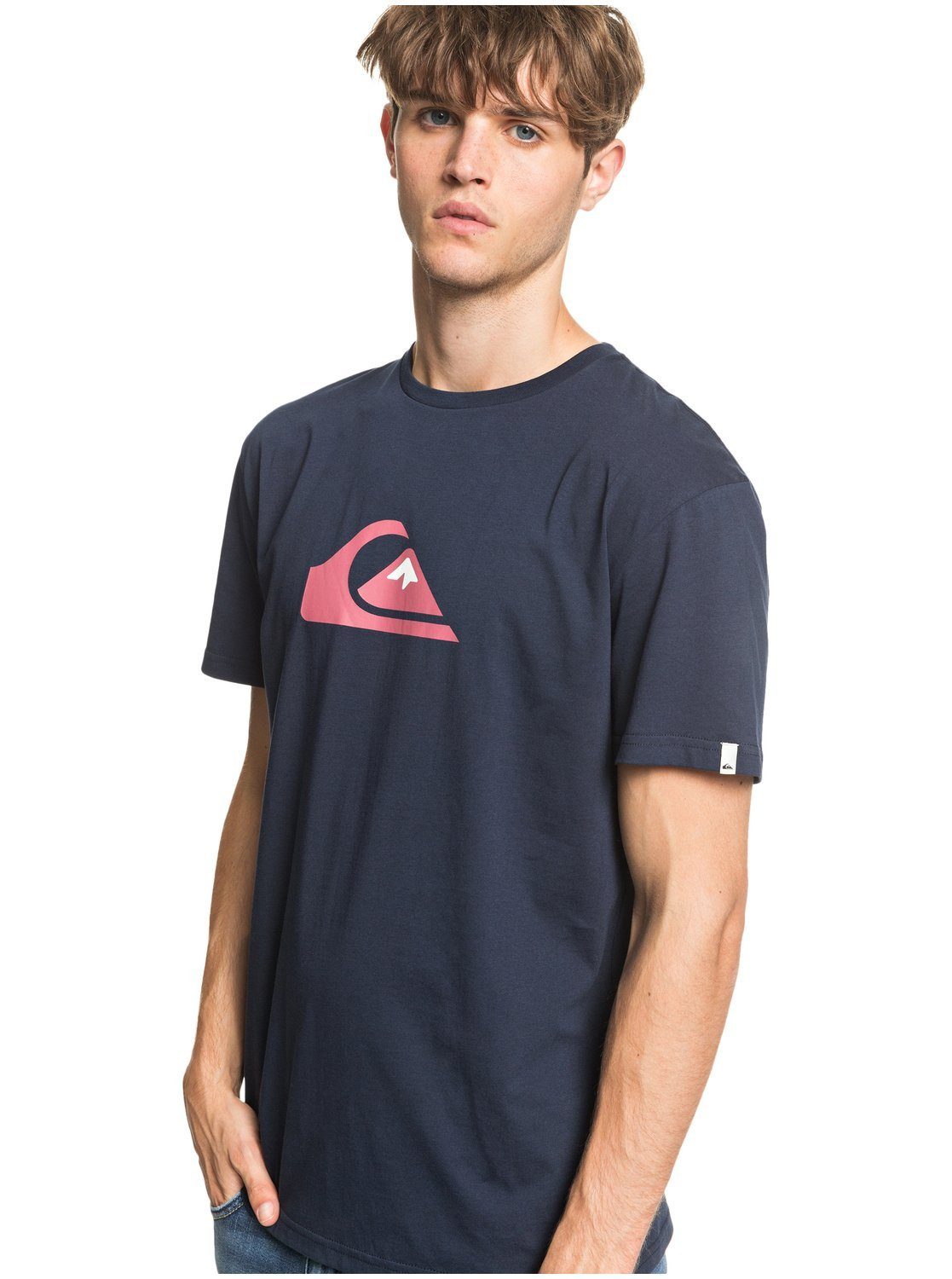 Quiksilver T-Shirt Comp blau Logo