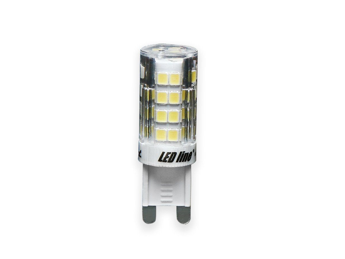 LED-Line LED-Leuchtmittel G9 LED Leuchtmittel 4W Neutralweiß 350 Lumen Stiftsockel SMD, 3 St.