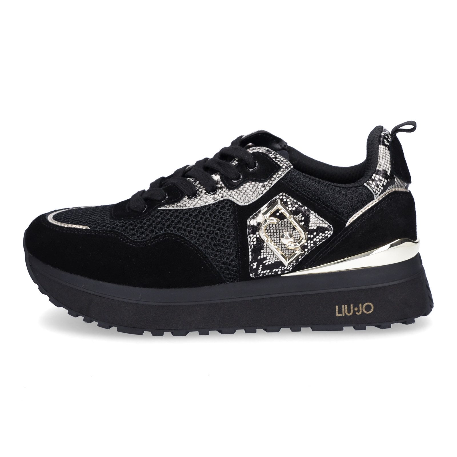 Liu Jo Liu Jo Damen Sneaker Maxi Wonder 01 schwarz Sneaker