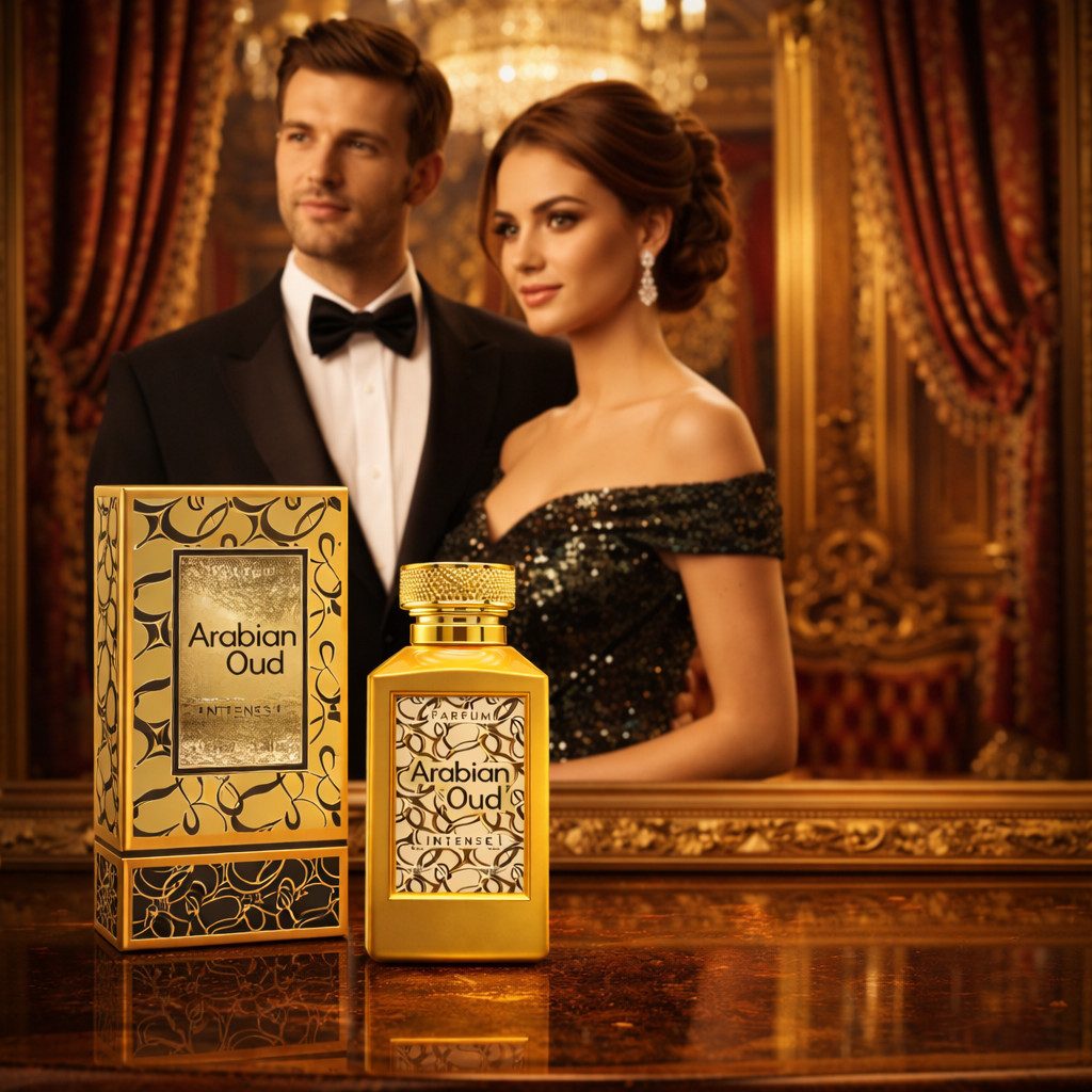 Attar & Co London Eau de Parfum Arabian Oud Classic & Intense Unisex, Würzig, Orientalisch 100 ml, 1-tlg., Hergestellt in England, Orientalisch-Holzig, fruchtige Süße