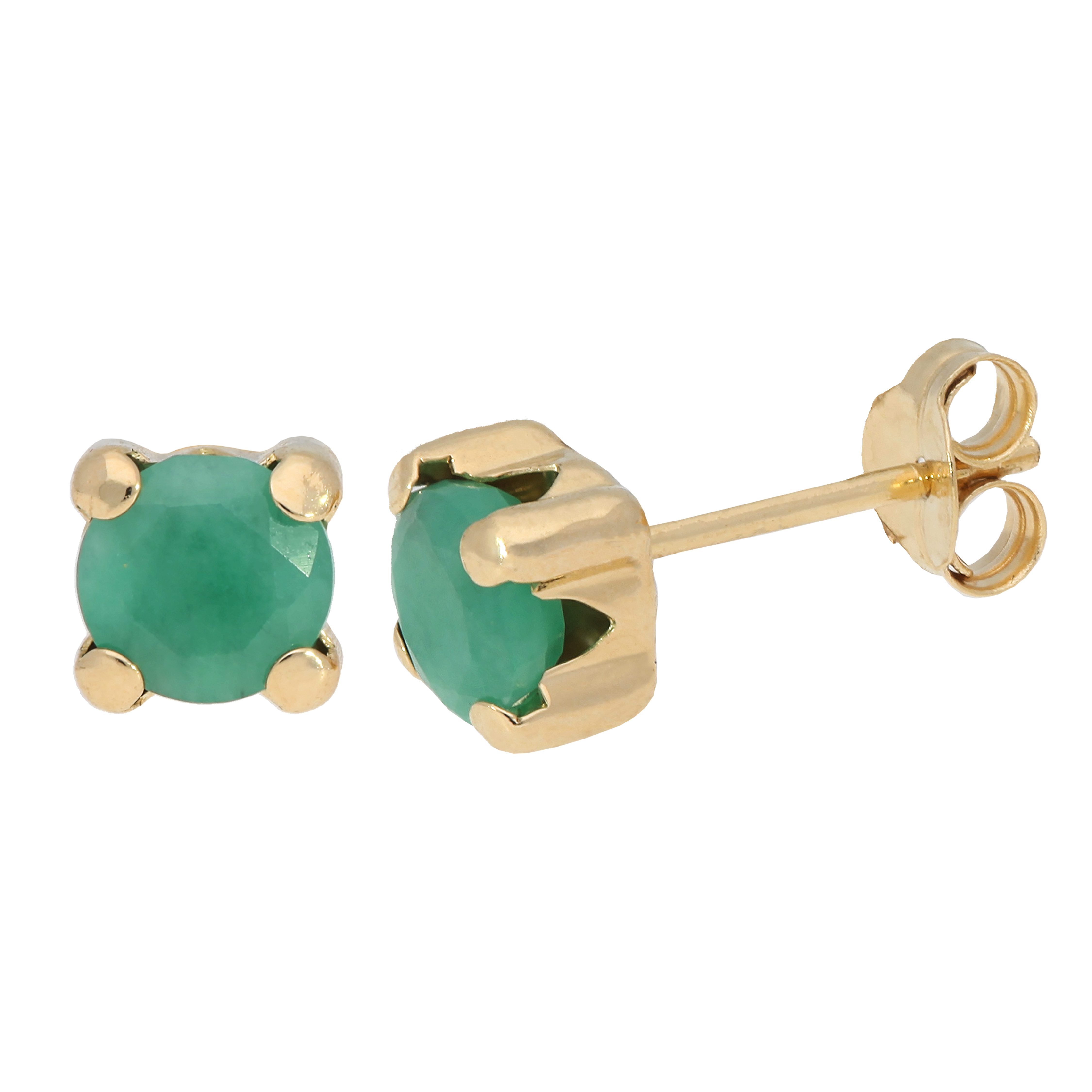Firetti Paar Ohrstecker Schmuck Geschenk Gold 375 Ohrschmuck Ohrringe Solitär, mit Saphir, Smaragd oder Rubin – Bild 2 von 3