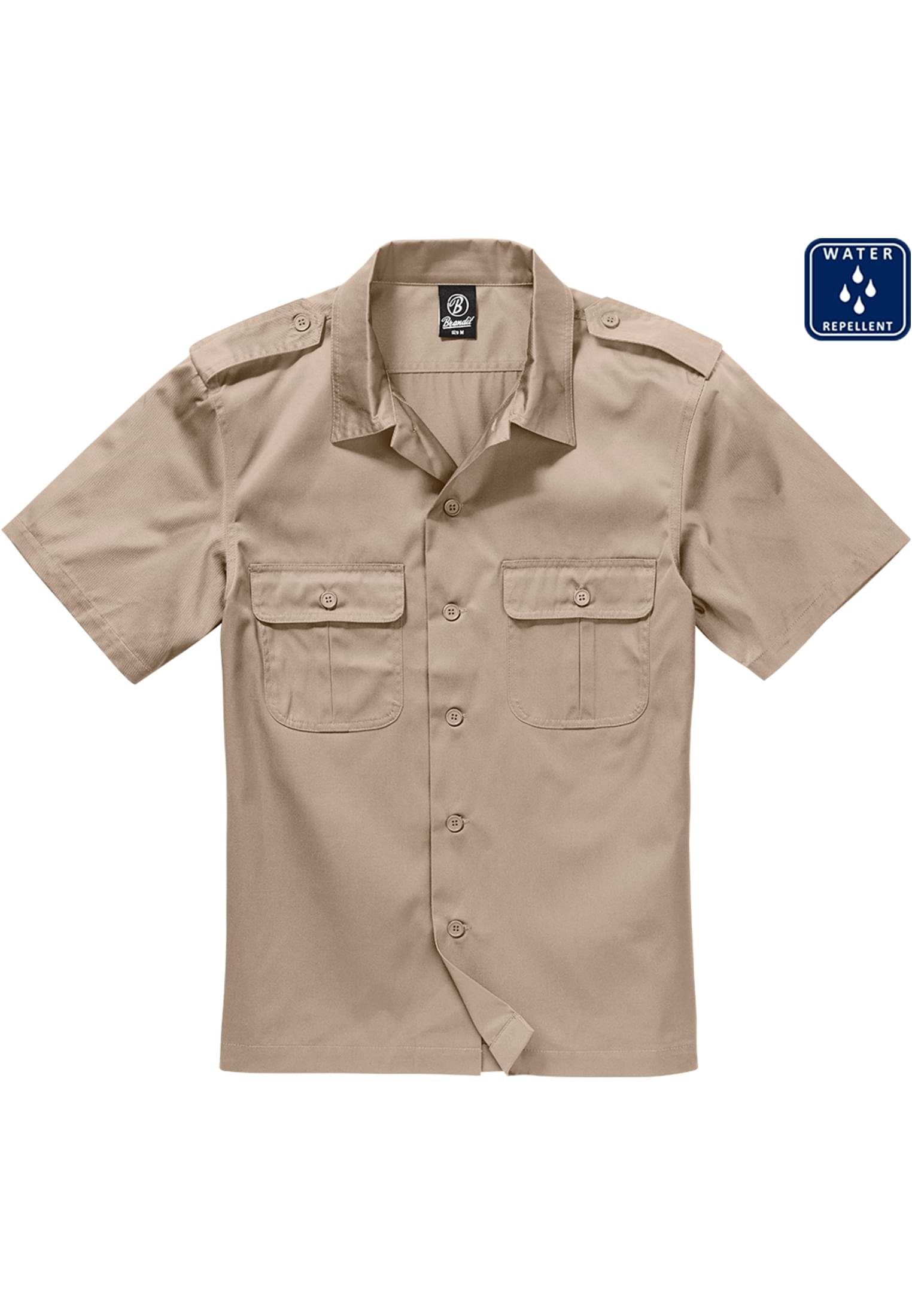 Brandit Langarmhemd Brandit Herren Short Sleeves US Shirt (1-tlg)