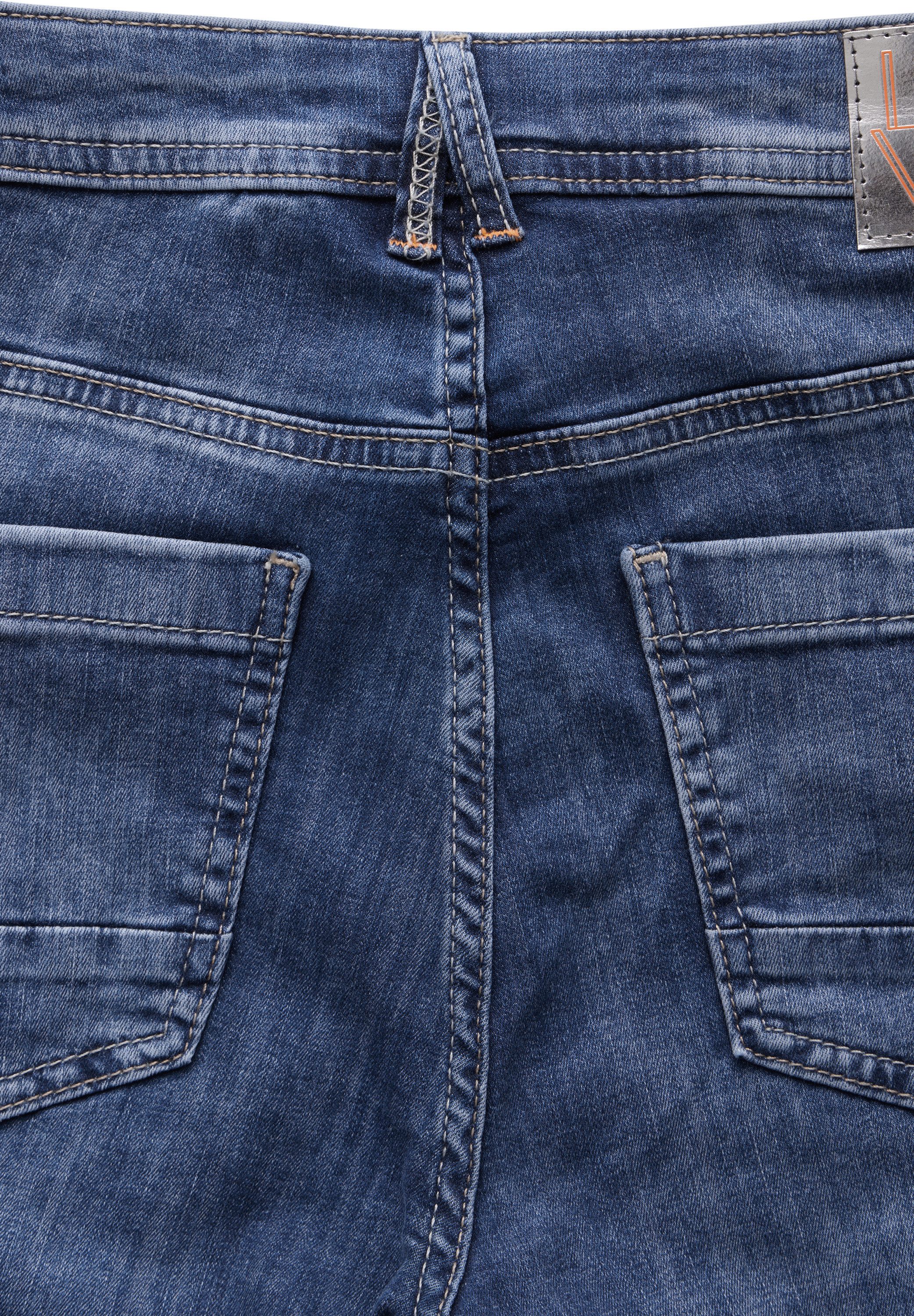 CECIL Bootcut-Jeans High Waist