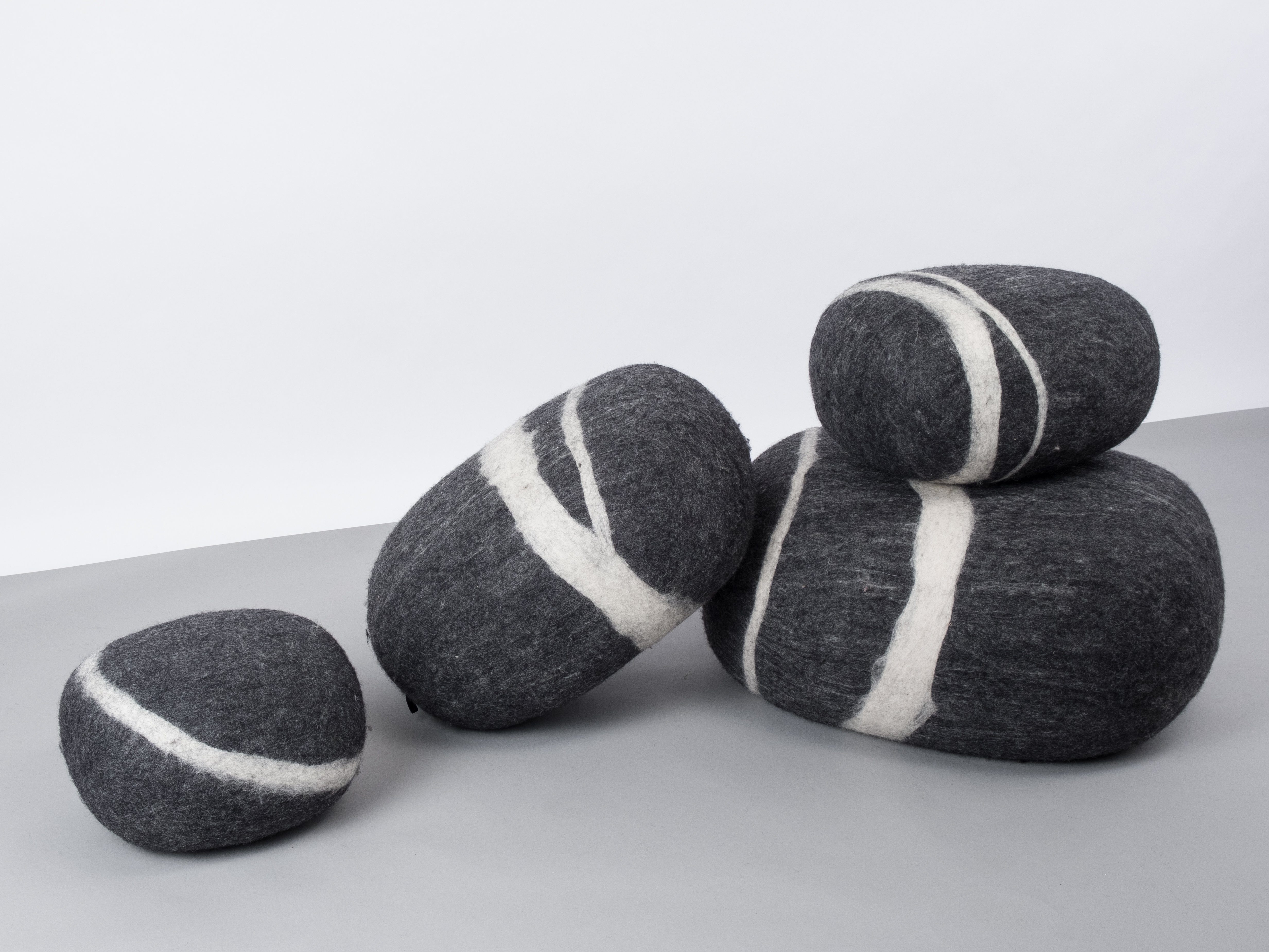 myfelt Pouf Filz Kieselstein (Pouf), aus 100% reiner Schurwolle, Meditation günstig online kaufen