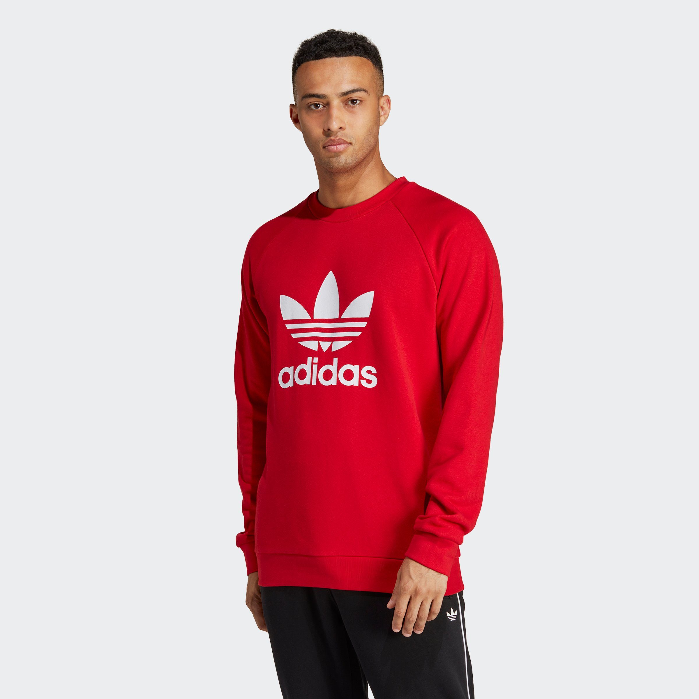 adidas Originals Sweatshirt ADICOLOR CLASSICS TREFOIL Better Scarlet