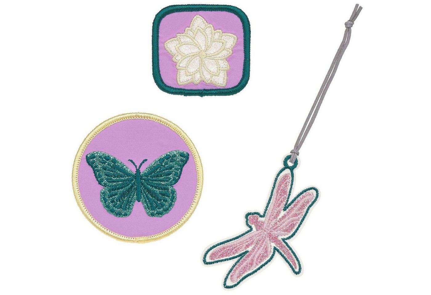Thumbnail - LÄSSIG Aufkleber Lässig School Patches Set Dragonfly