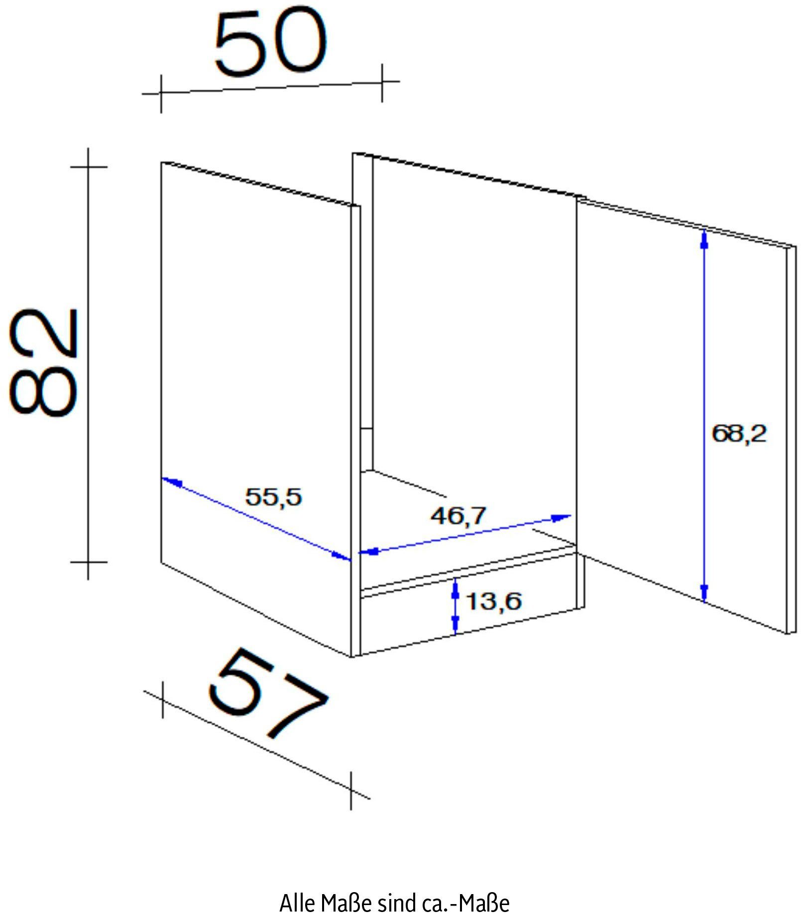 Flex-Well Spülenschrank Samoa (B x H x T) 50 x 82 x 57 cm – Bild 3 von 3