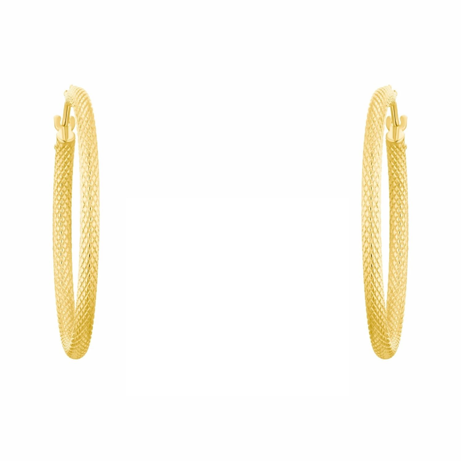 Amor Paar Creolen für Damen, Gelbgold 375 (Creolen, 2-tlg) günstig online kaufen