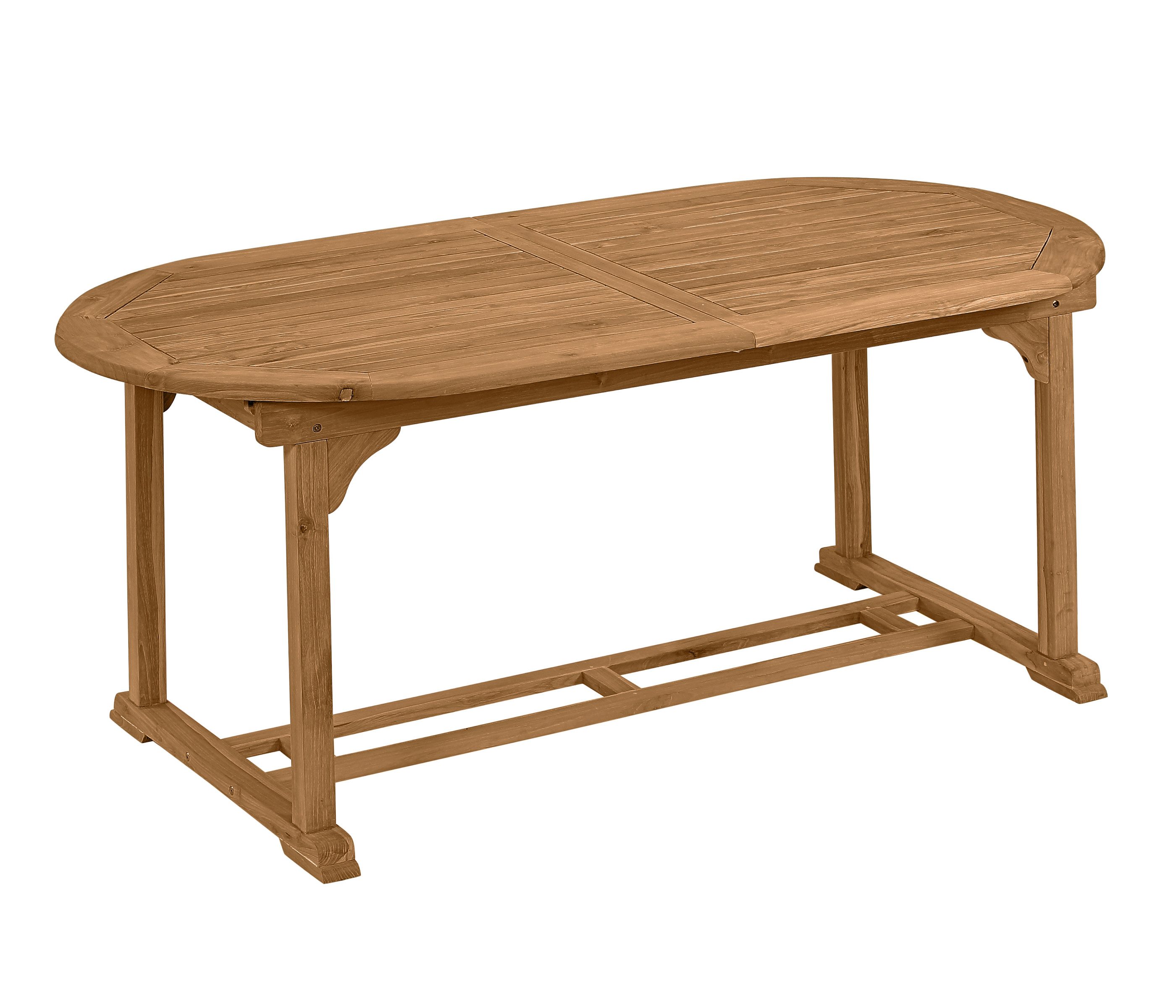 Dehner Gartentisch Havanna, 180/240 x 77 x 90 cm, witterungsbeständiger Ausziehtisch aus FSC®-zertifiziertem Teakholz