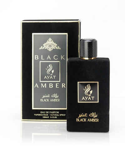 Ayat Perfumes Eau de Parfum Black Amber 100ml Eau de Parfum Ayat Perfumes - Herren